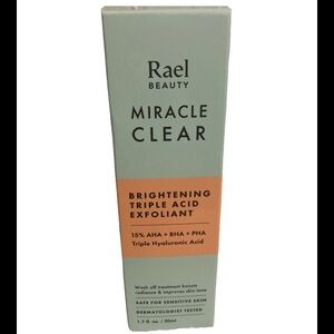 *NEW* Rael Miracle Clear Brightening Triple Acid Face Exfoliant Gel-Serum- 1.7oz